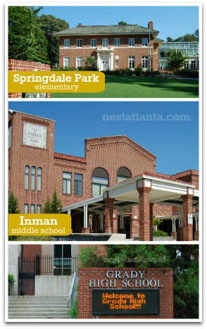 Springdale Park Elementary, Inman Middle School Atlanta