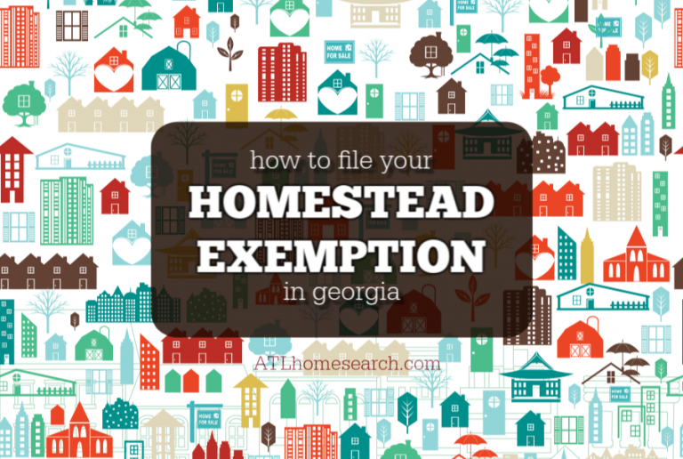 Apply for Homestead Exemption Urban Nest Atlanta