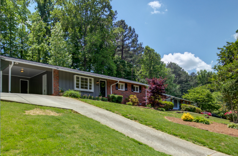 Example of a ranch style home for sale in North Decatur, GA 30033