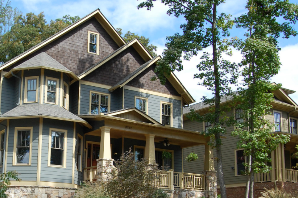 New Craftsman style homes for sale near Downtown Atlanta.