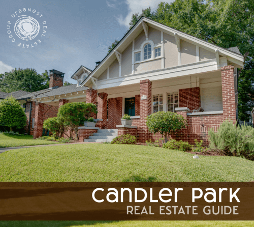 Craftsman Bungalow exterior, an example of Candler Park homes for sale in Atlanta.