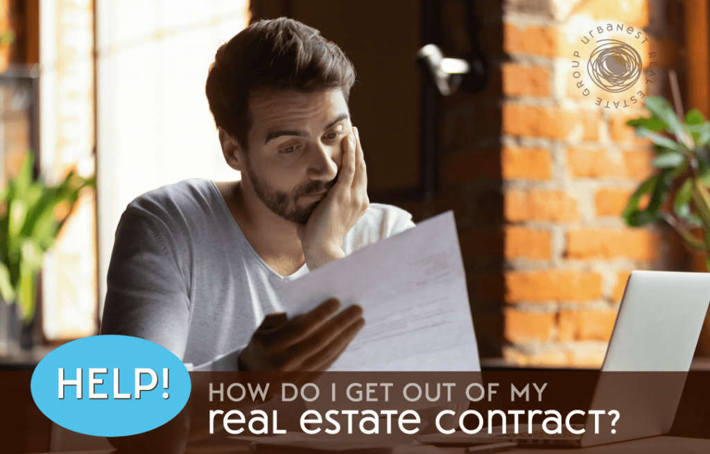 Wondering how to get out of a real estate contract before closing? Find out!