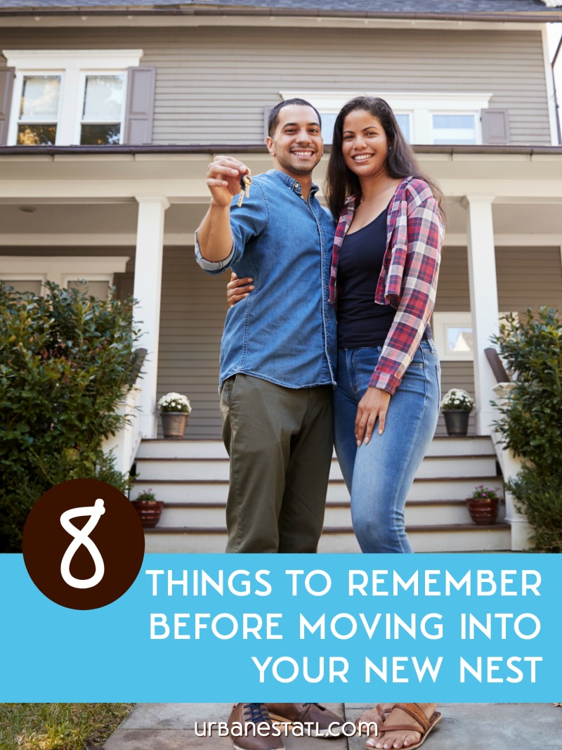 Advice for new home owners, including what to do before move in day.