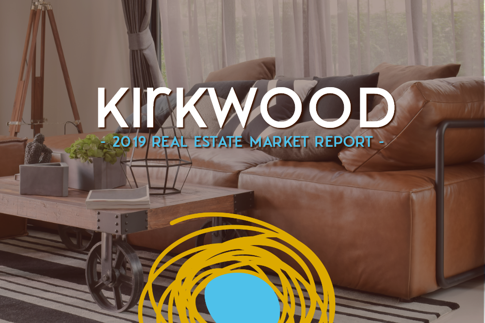 Title page of the Kirkwood real estate market report for 2019