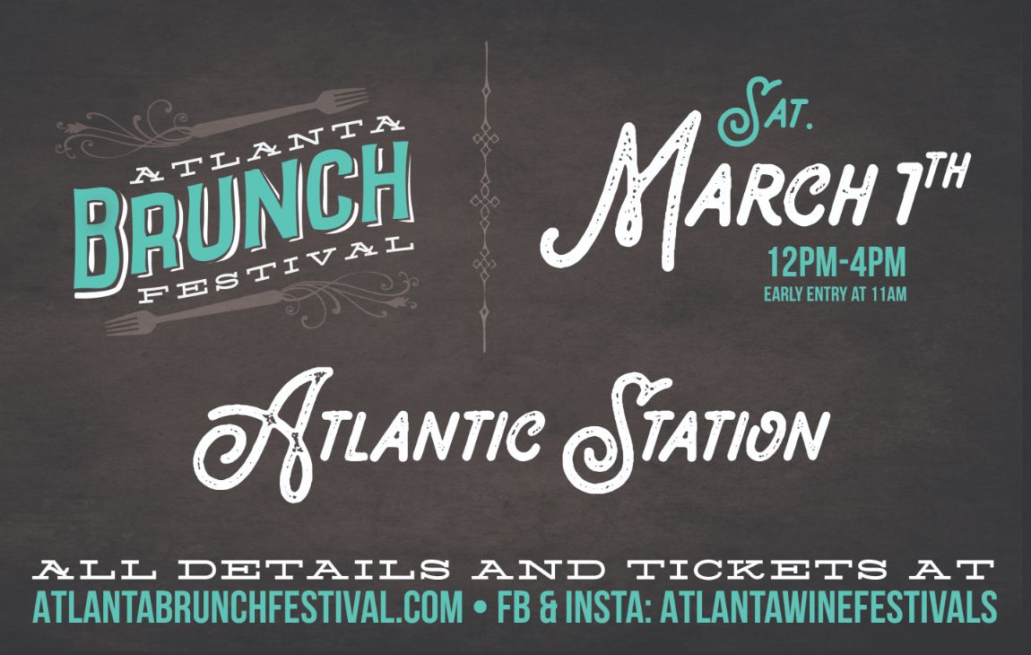Official logo for the Atlanta Brunch Festival in Atlantic Station