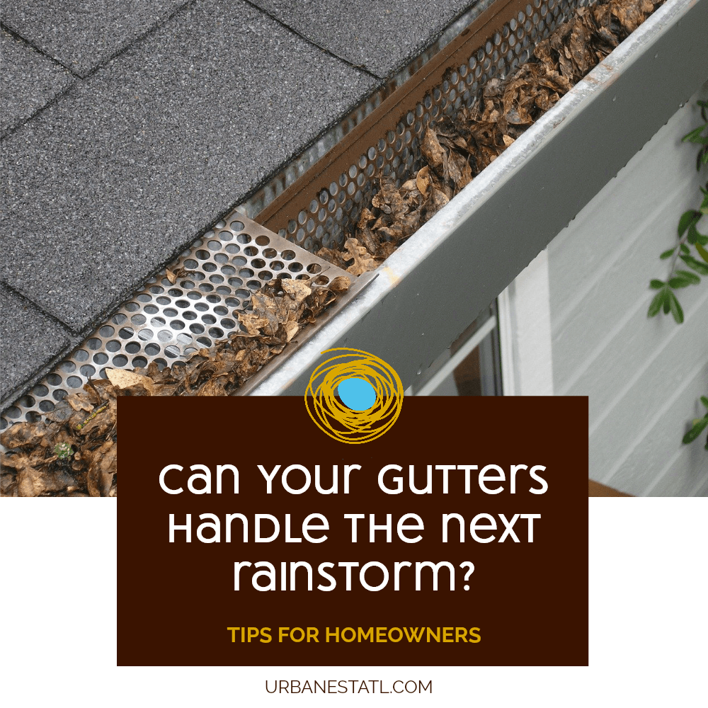 Problems caused by overflowing gutters on home.