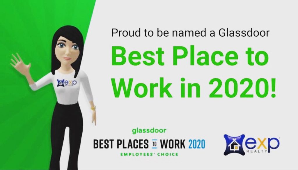 Glassdoor best places to work in 2020 - EXP Realty!
