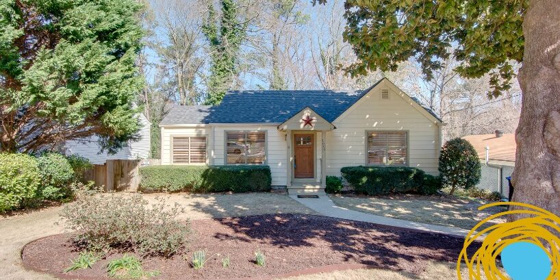 Front exterior photo of this East Atlanta home for sale at 1660 Braeburn Dr