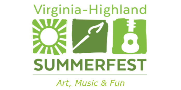 Official logo for Virginia Highland Summerfest, a June festival in Atlanta, Georgia